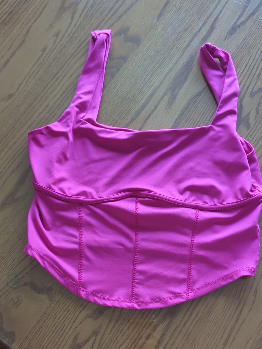 Women’s Pink Tank Top - Classic Crop
